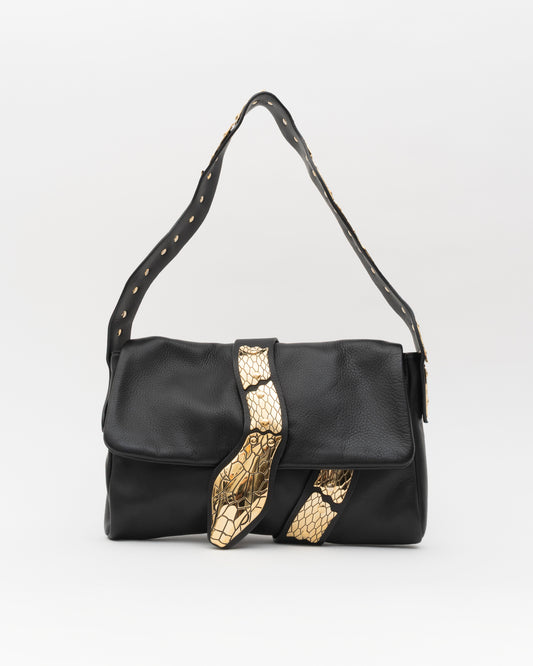 2000s Rare RED VALENTINO Snake Shoulder Bag