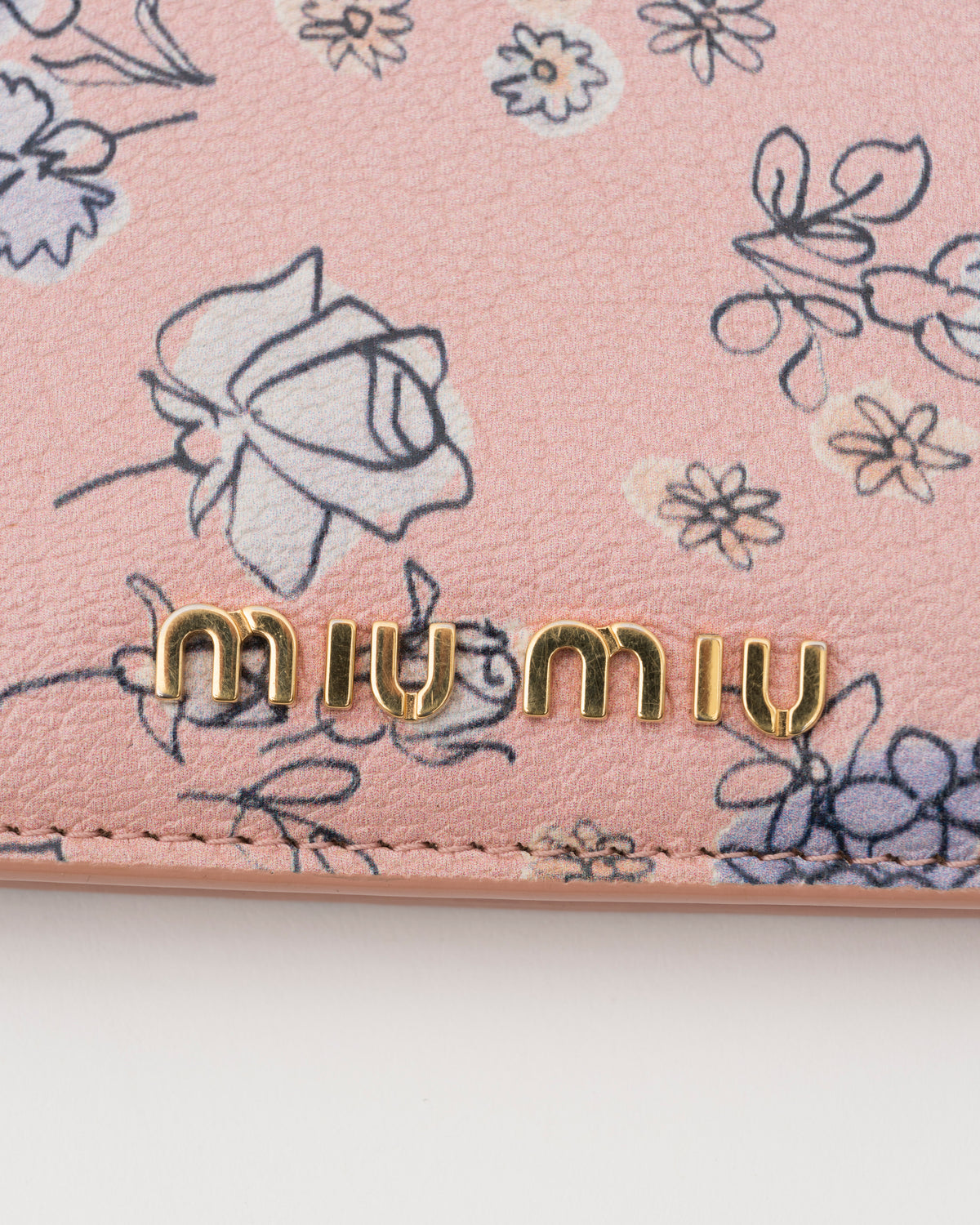 2018/2019 MIU MIU St.Fiori Rose & Carnation Compact Wallet
