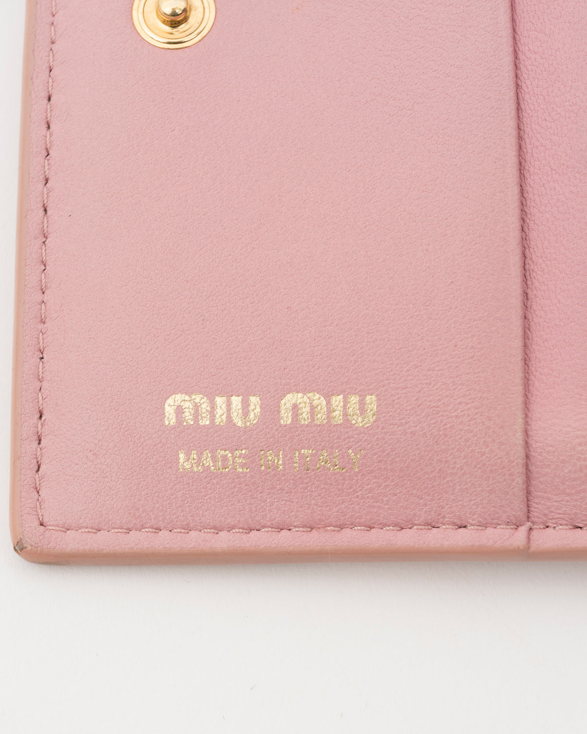 2018/2019 MIU MIU St.Fiori Rose & Carnation Compact Wallet