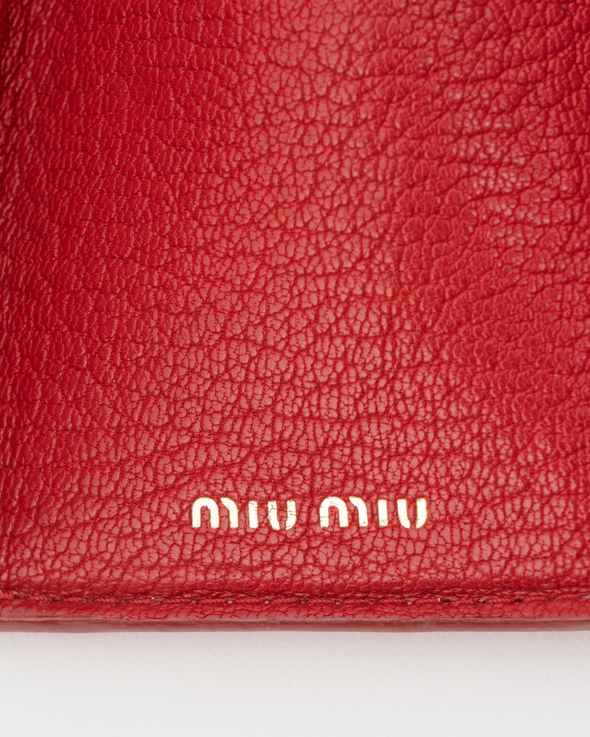 2000s MIU MIU Pink Madras Love Letter Mini Envelope Wallet