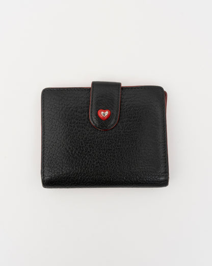 2019 MIU MIU Madras Forever Enamel Heart Compact Wallet