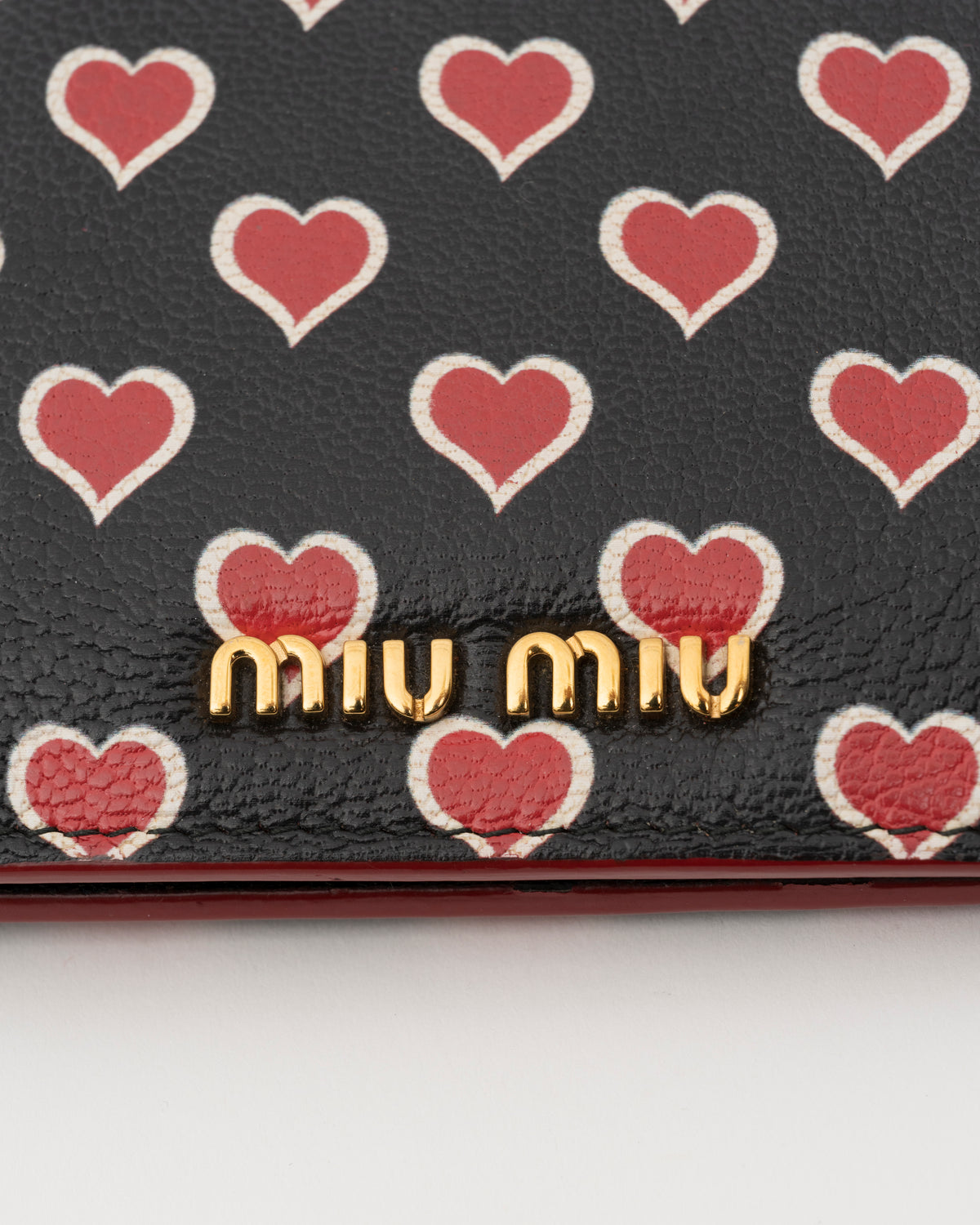 2019/2020 MIU MIU St.Cuori Heart Compact Wallet w/Box