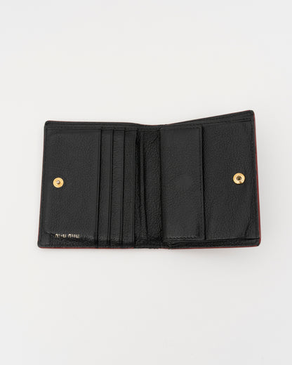 2019/2020 MIU MIU St.Cuori Heart Compact Wallet w/Box