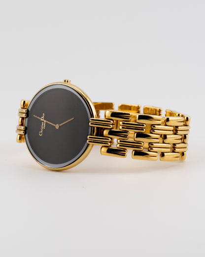 90s CHRISTIAN DIOR Bagheera Gold Watch
