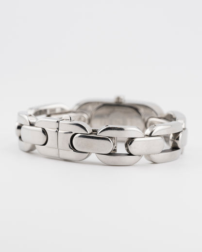 2000s FENDI 3400L Silver Chunky Chain Watch