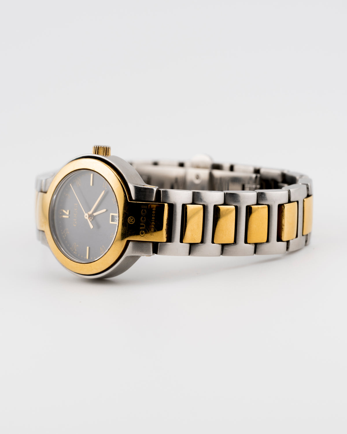 90s GUCCI 8900L Two Tone Watch w/Date