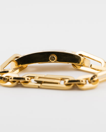 90s GUCCI 6100L Gold Chunky Chain Watch