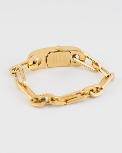 90s GUCCI 6100L Gold Chunky Chain Watch