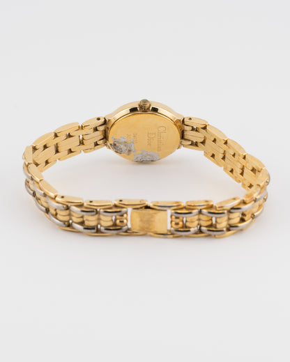 90s CHRISTIAN DIOR Gold Watch