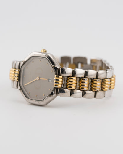 80s/90s CHRISTIAN DIOR Octagon Two Tone Watch