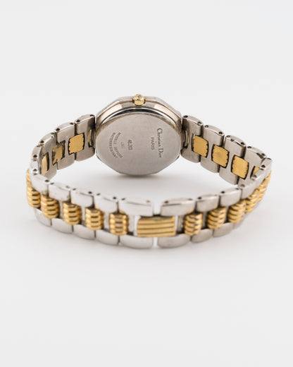 80s/90s CHRISTIAN DIOR Octagon Two Tone Watch