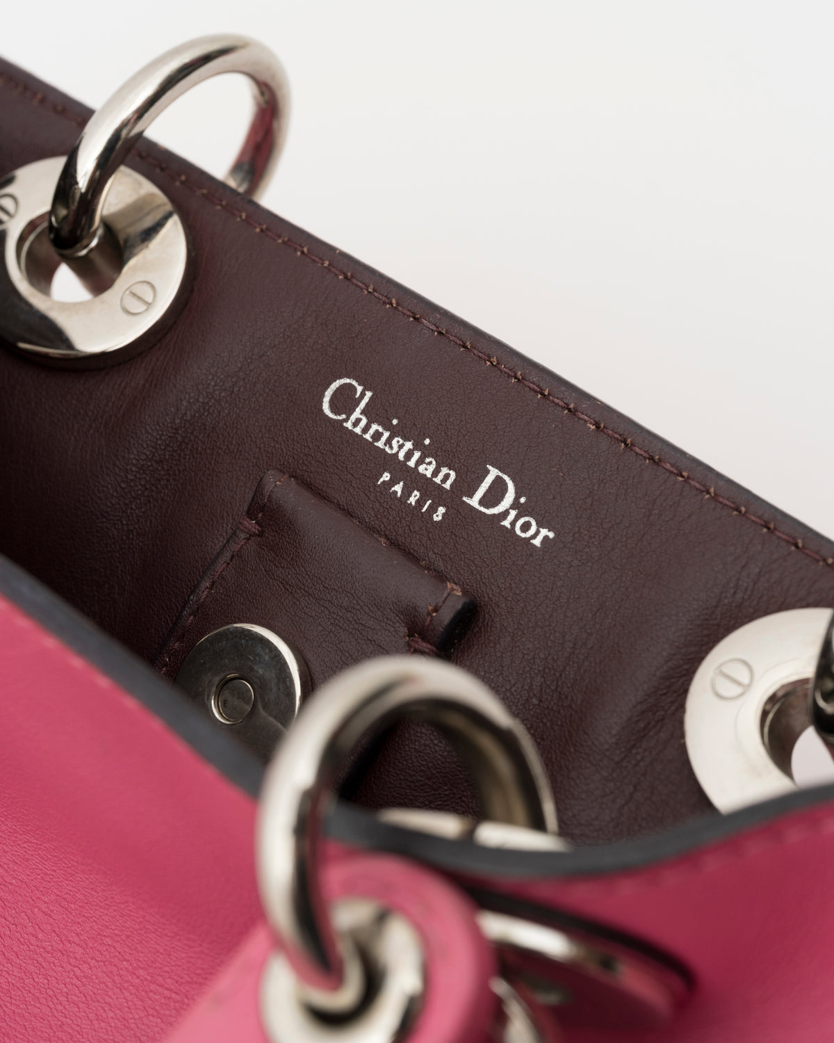 SS2013 CHRISTIAN DIOR Bubble Gum Pink Diorissimo Mini Bag