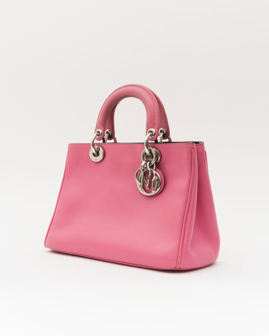SS2013 CHRISTIAN DIOR Bubble Gum Pink Diorissimo Mini Bag