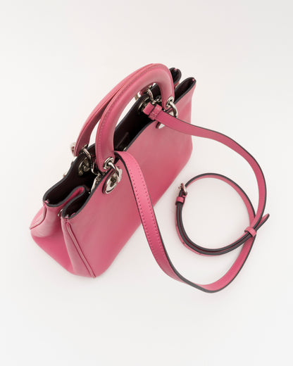 SS2013 CHRISTIAN DIOR Bubble Gum Pink Diorissimo Mini Bag