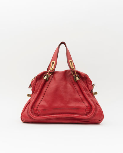 2000s CHLOE Red Paraty Bag