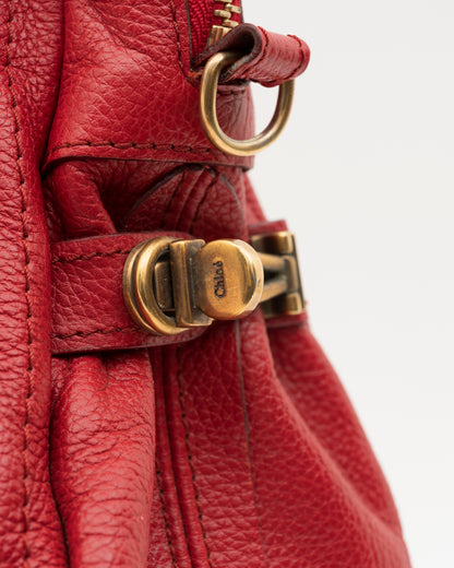 2000s CHLOE Red Paraty Bag