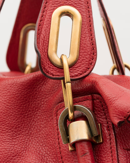 2000s CHLOE Red Paraty Bag
