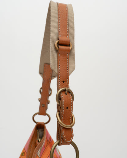 90s MIU MIU Equestrian Pink Shoulder Bag