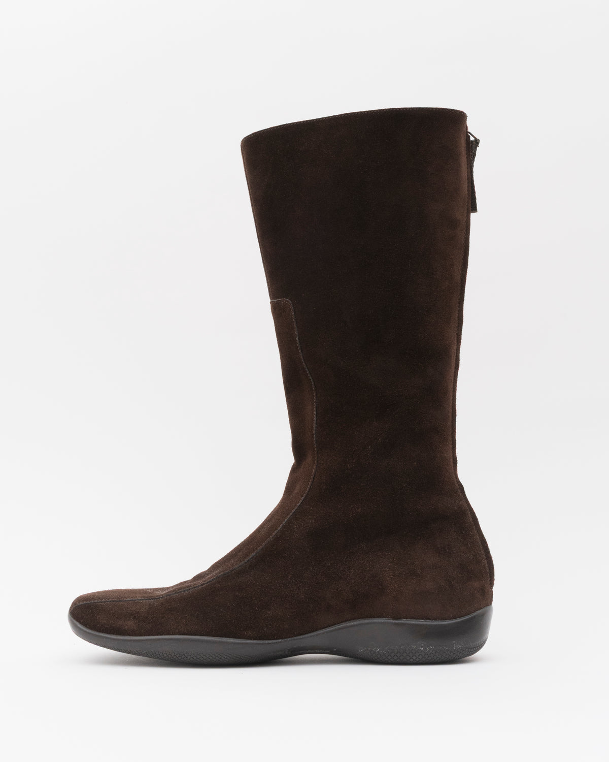 1998 PRADA SPORT Brown Suede Boots (7)