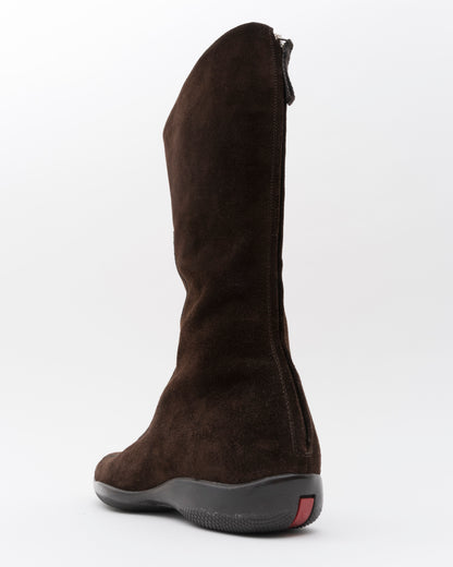 1998 PRADA SPORT Brown Suede Boots (7)
