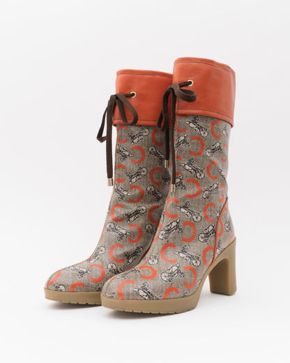 90s CELINE Horse Carriage Rainboots (6)
