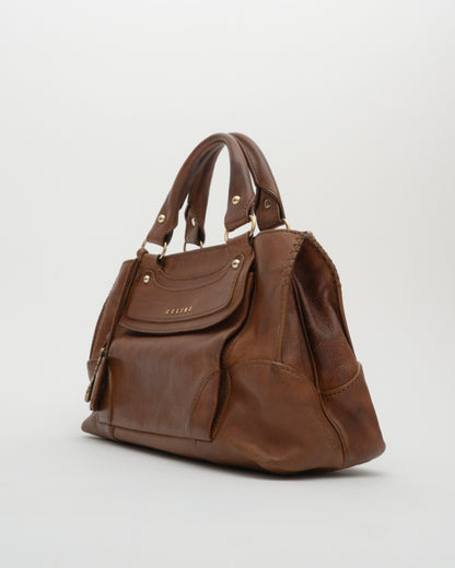 2000s CELINE Brown Boogie Bag w/Charm (as is)