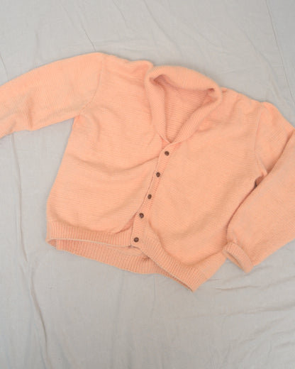 Vintage Apricot Knit Cardigan (S-L)