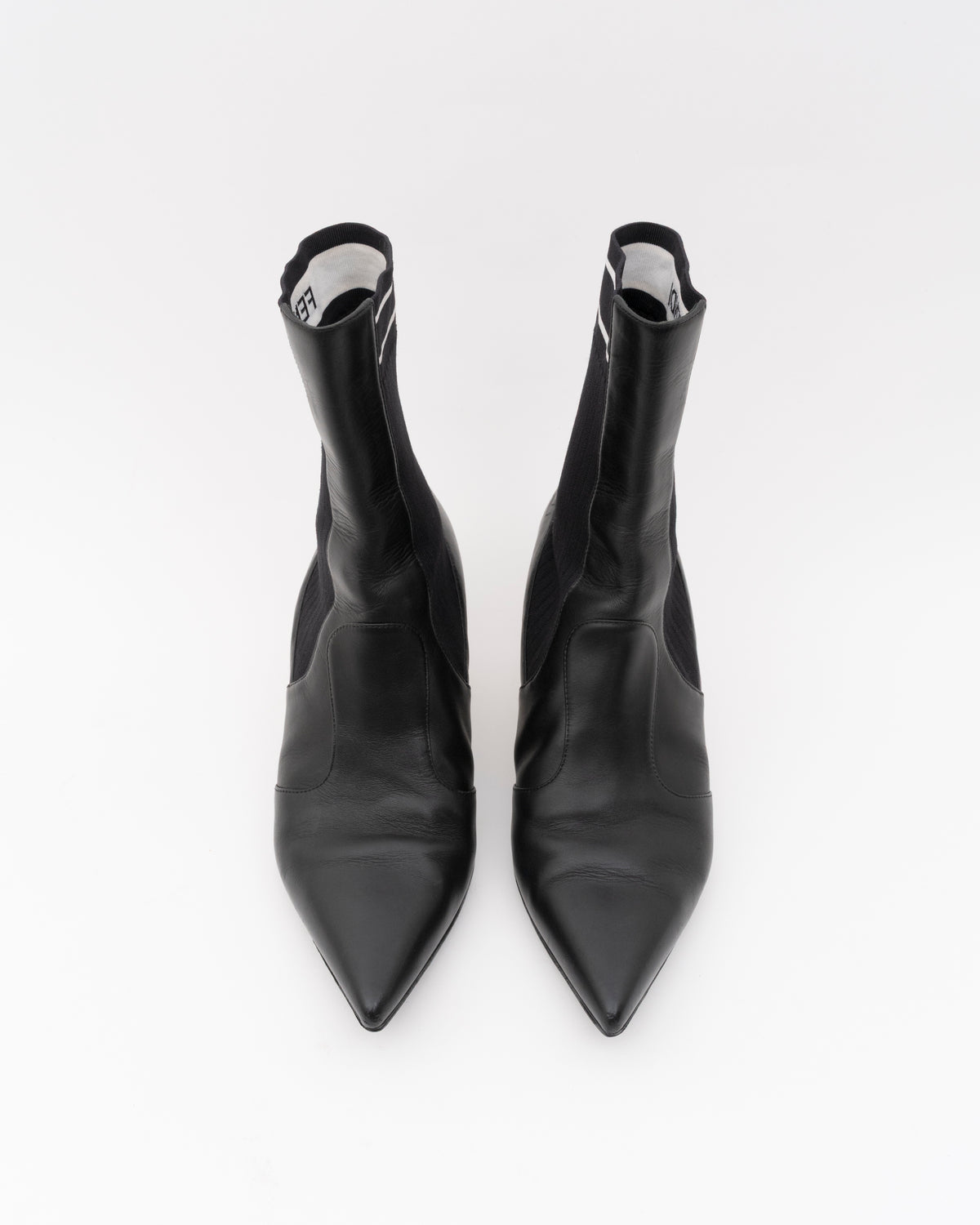 2017 FENDI Rockoko Sock Boots in Black (38)(as is)