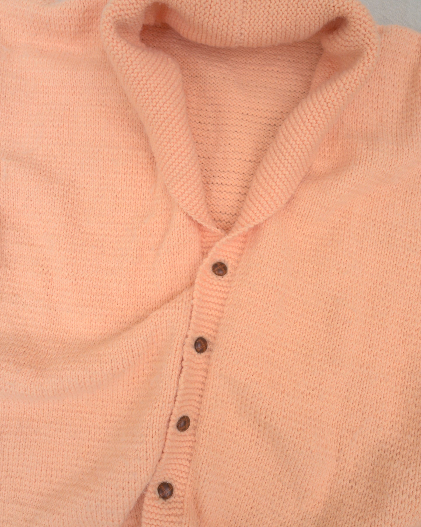Vintage Apricot Knit Cardigan (S-L)