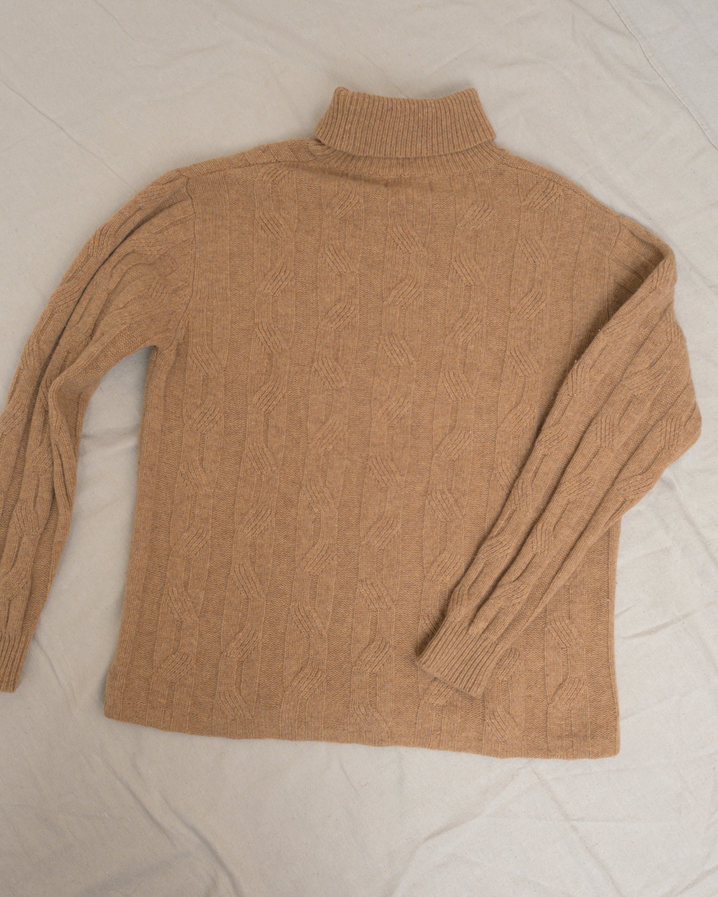 Vintage Toffee Lambs Wool Knit Sweater (S-L)