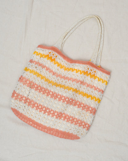 Vintage Nylon Crochet Market Bag