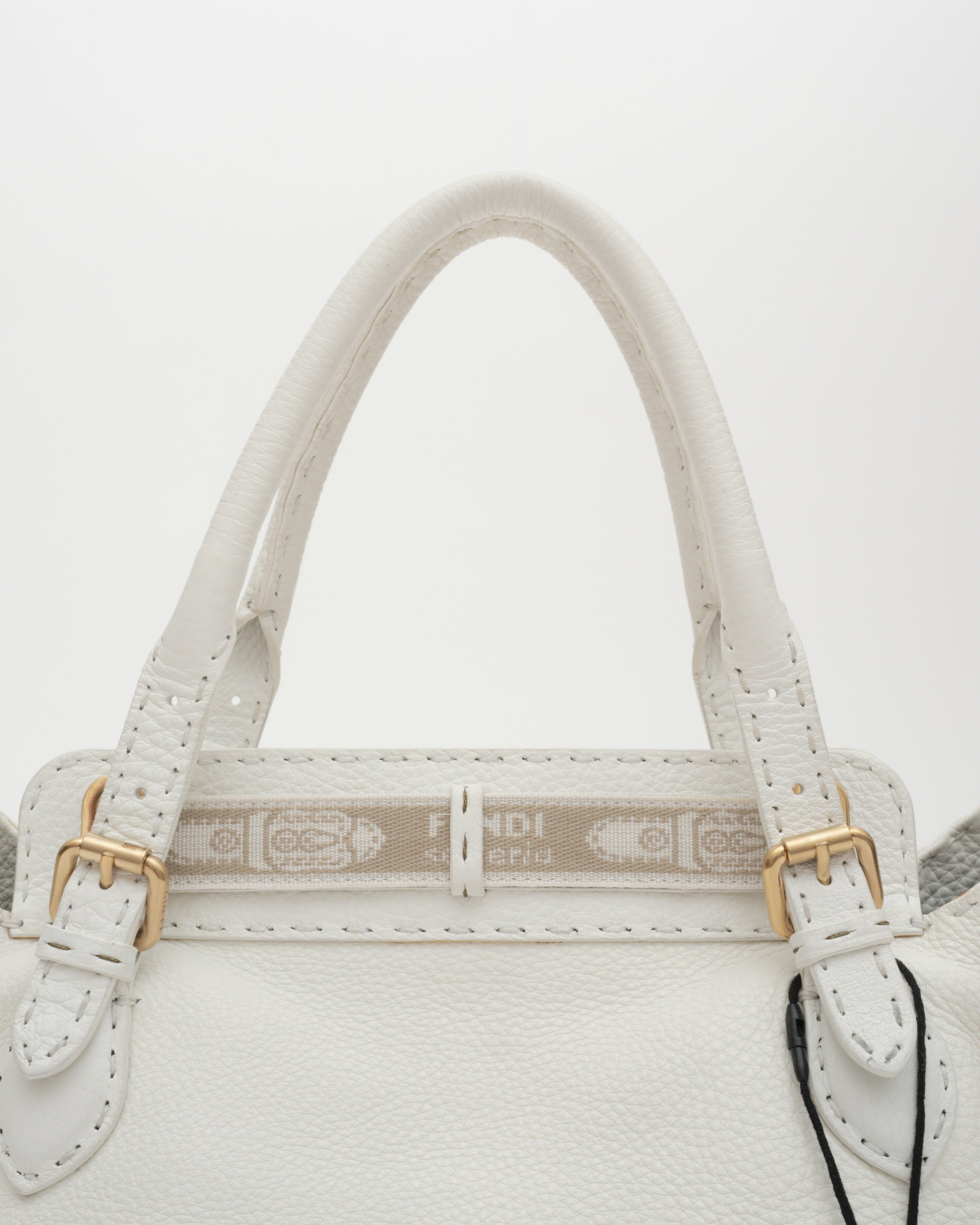 2000s FENDI White Selleria VILLA BORGHESE Bag – Closed Caption