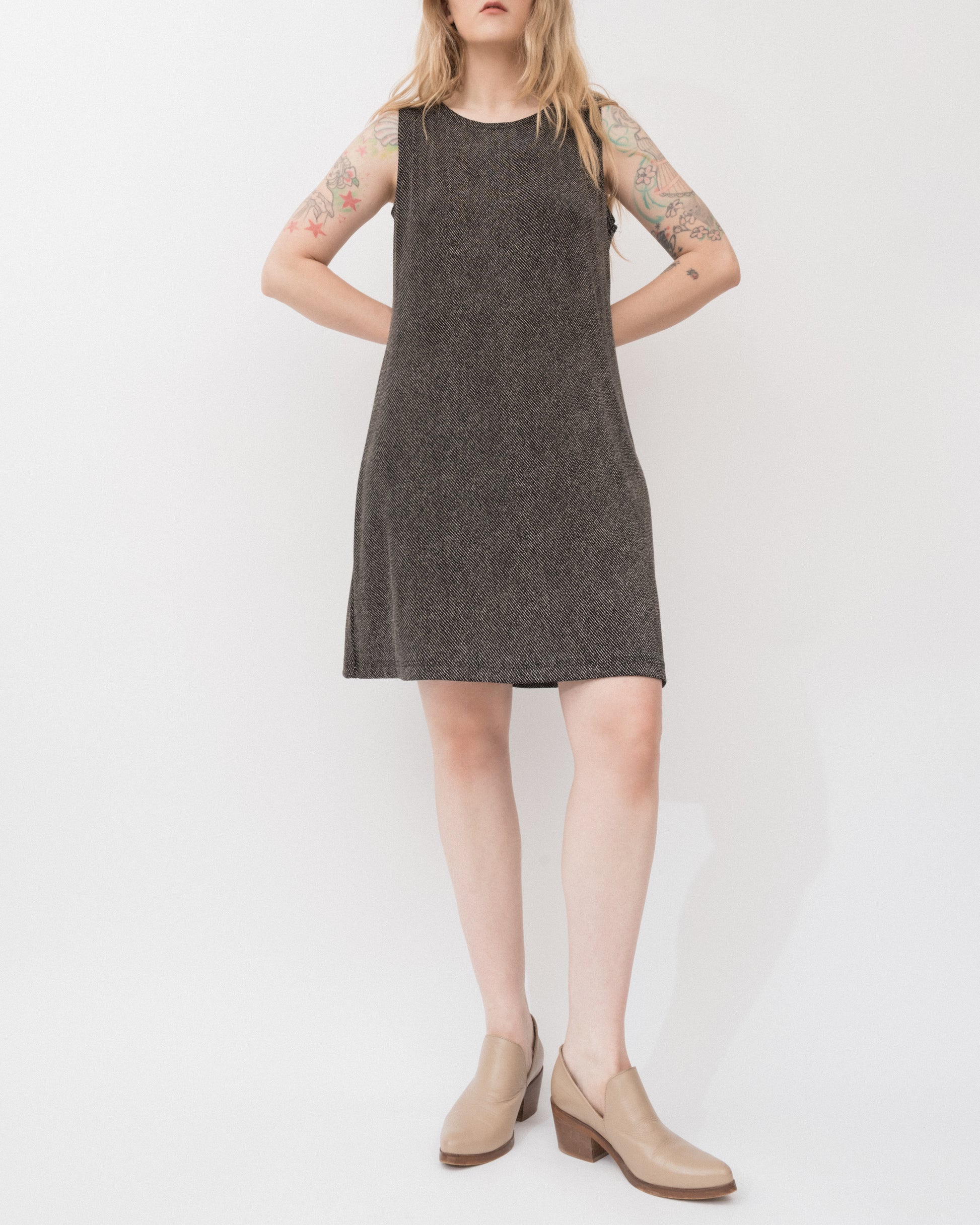 Vintage 90s Speckled Slinky Dress (S-L) Closed Caption Vintage 90s Speckled Slinky Dress (S-L) Closed Caption