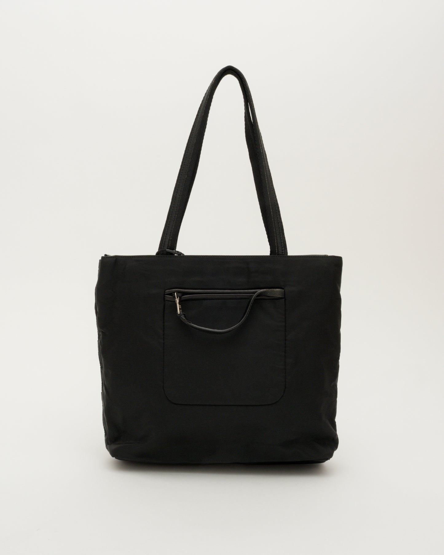 90s PRADA Black Tessuto Tote Bag