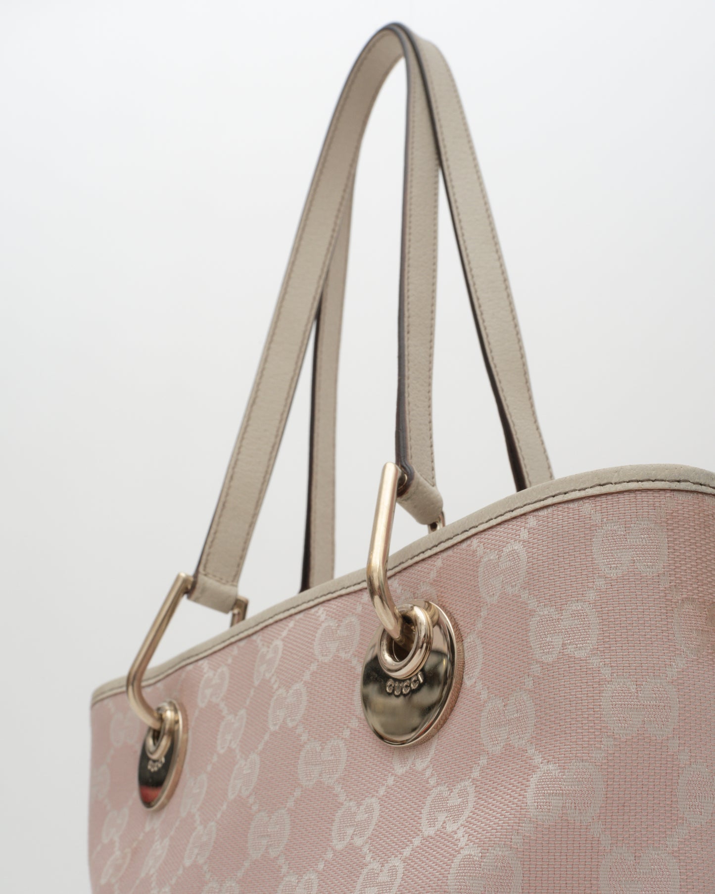 2000s GUCCI Soft Pink GG Eclipse Tote