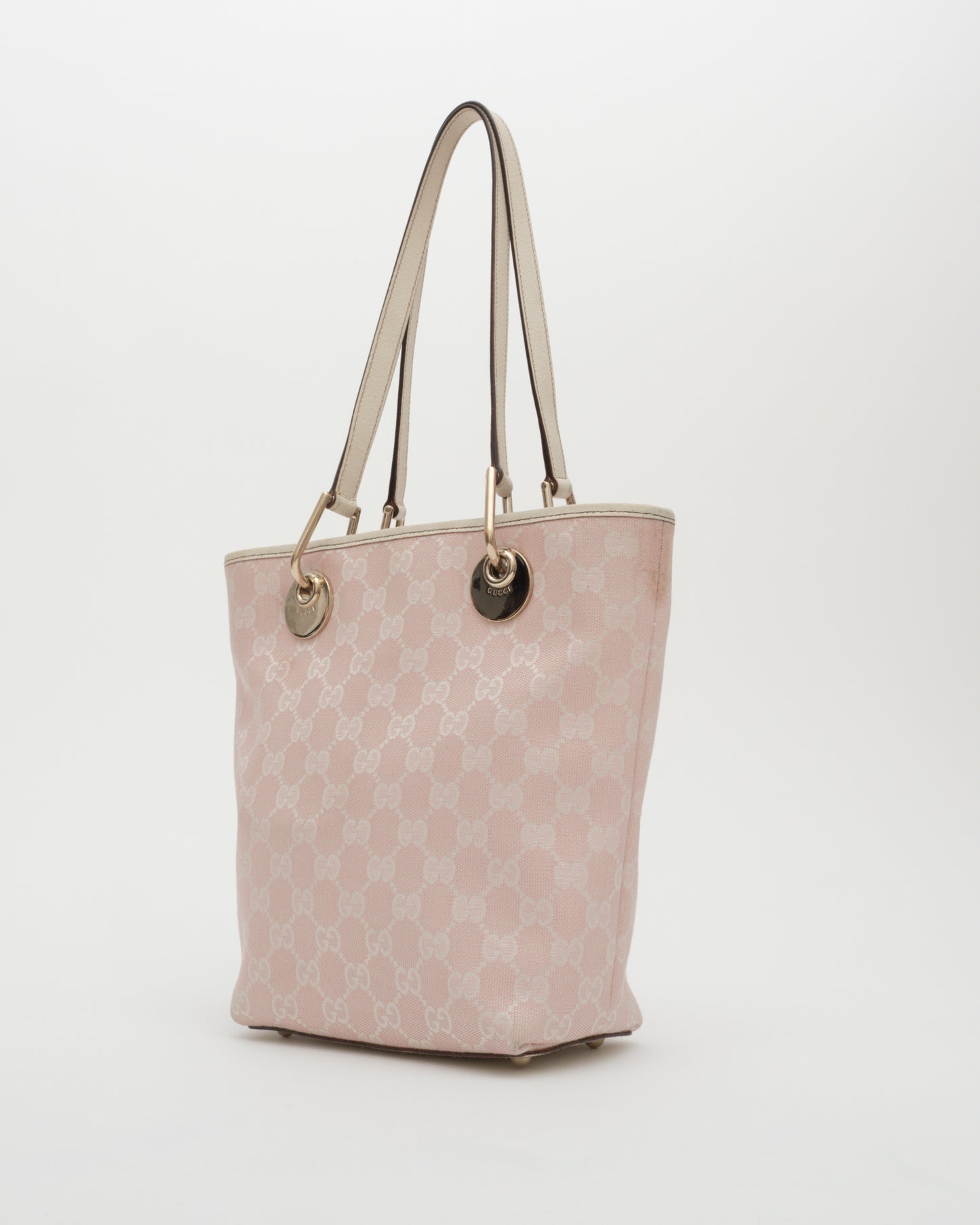 2000s GUCCI Soft Pink GG Eclipse Tote