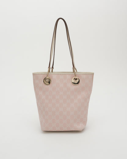 2000s GUCCI Soft Pink GG Eclipse Tote