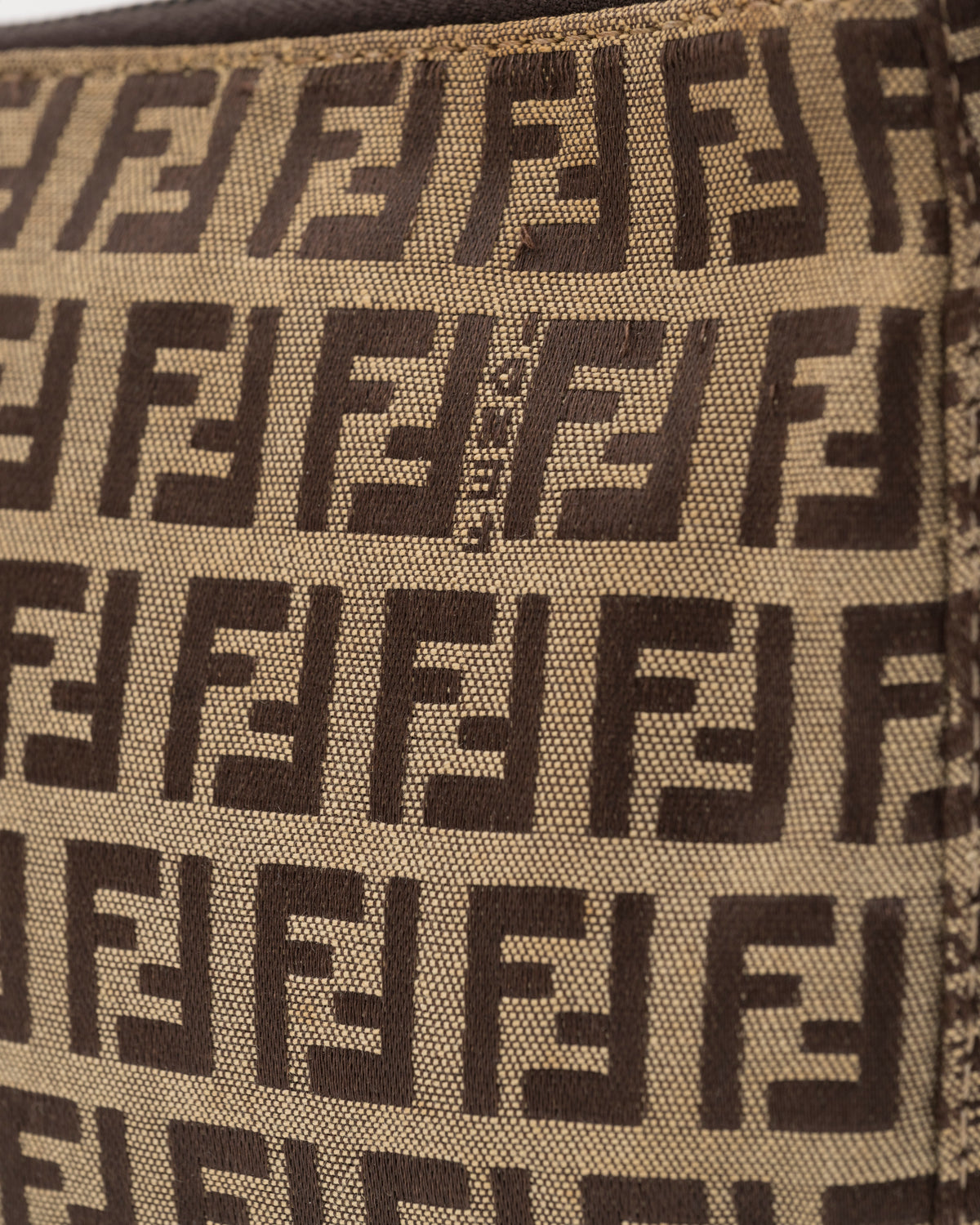 2000s FENDI Zucchino Canvas Mini Pochette Bag