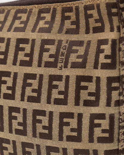 2000s FENDI Zucchino Canvas Mini Pochette Bag