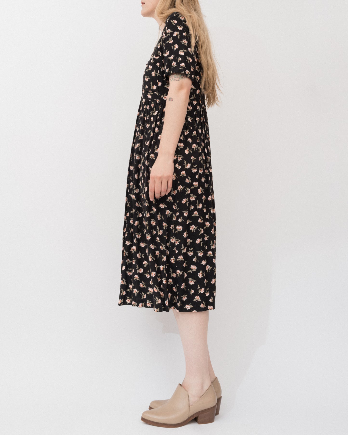 Vintage 90s Floral Dress (S/M)