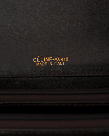 80s CELINE C Sulky Shoulder Bag