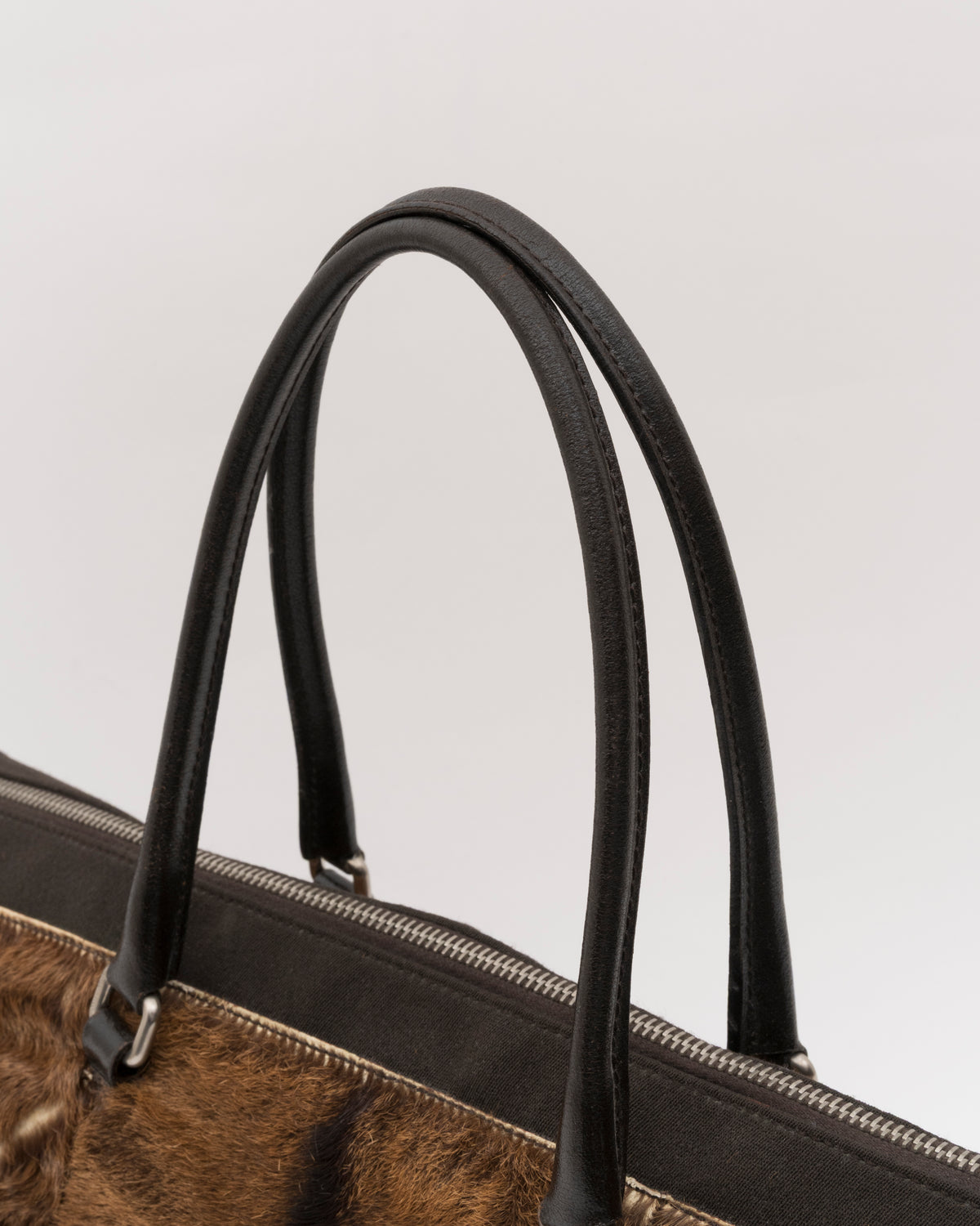 2000s MIU MIU Textured Pony Hair Bag