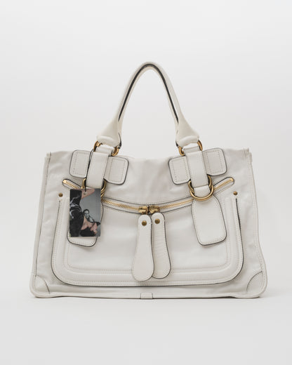 2000s CHLOE Bay Ivory Leather Bag
