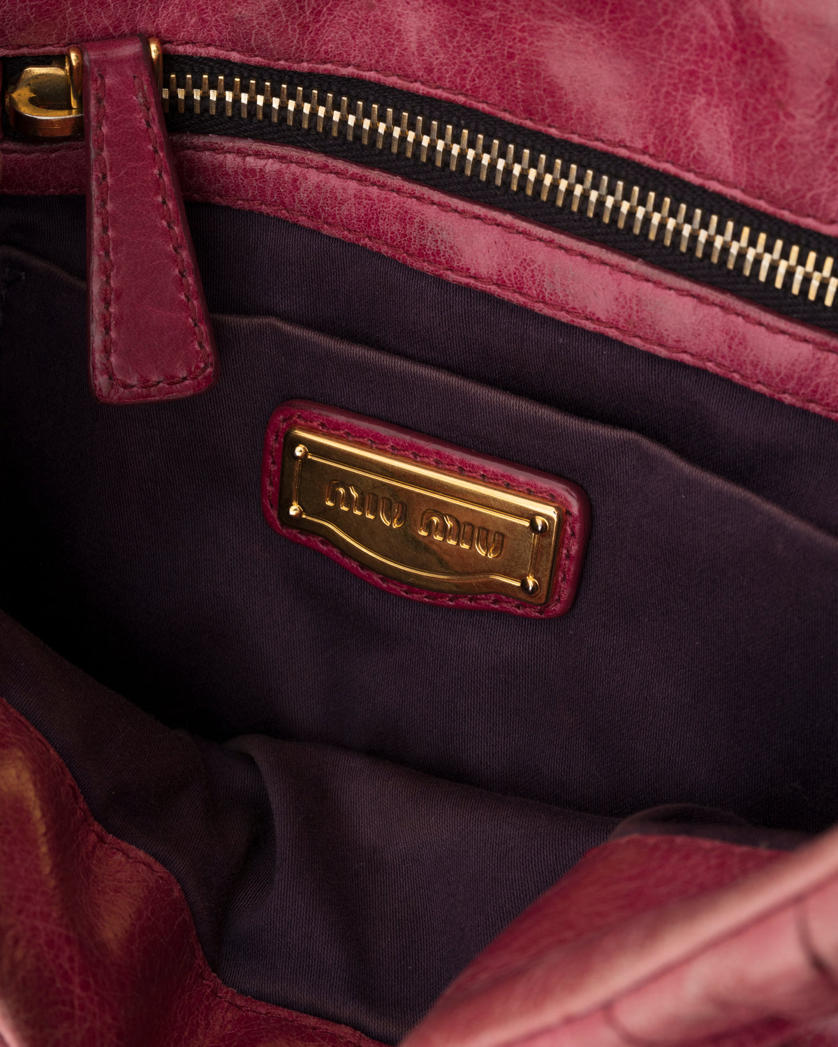 2000s MIU MIU Raspberry Pink Matelasse Bag