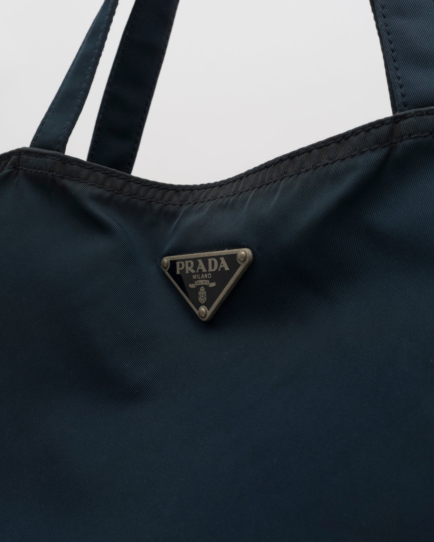 2005 PRADA Navy Robot Tote (as is)