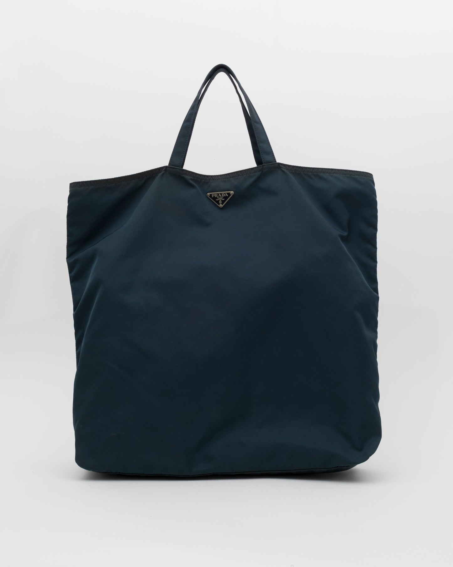 2005 PRADA Navy Robot Tote (as is)