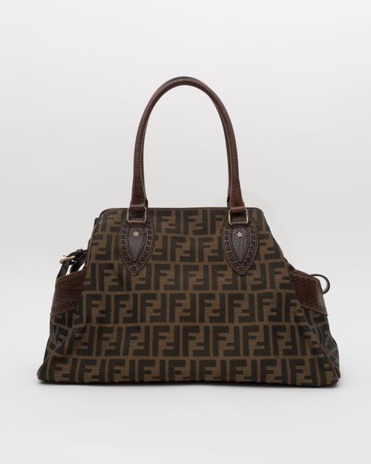 2000s FENDI Zucca Etniko Du Jour Bag