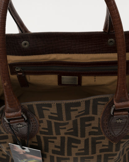 2000s FENDI Zucca Etniko Du Jour Bag