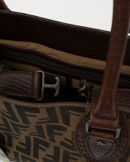 2000s FENDI Zucca Etniko Du Jour Bag