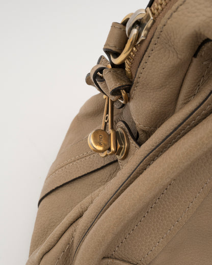 2000s CHLOE Paraty Beige Leather Bag